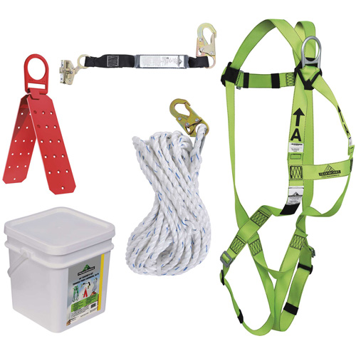 RK4-50 Ensemble de protection contre les chutes, Trousses pour couvreur de toit Cintas
