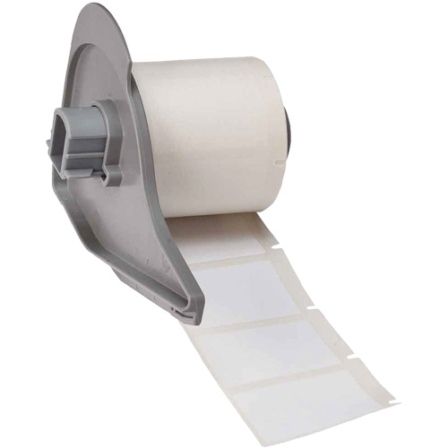 Harsh Environment Multi-Purpose Labels, Polyester, 1.5" L x 1" H, White Cintas