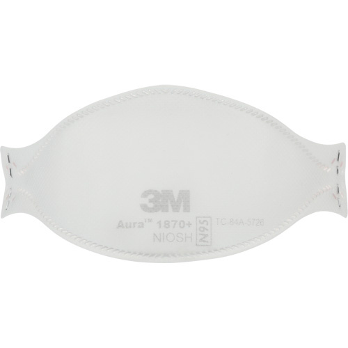 Appareil de protection respiratoire contre les particules pour soins de sant&eacute; et masque chirurgical 1870+ Aura, N95, Certifi&eacute; NIOSH/Homologu&eacute; FDA Cintas