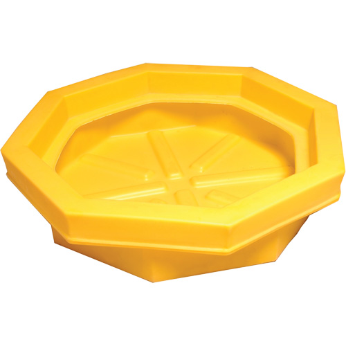 Ultra-Drum Tray&reg; without Grating, 32" L x 32" W x 8.1" H, 22.8 US gal. Spill Capacity Cintas