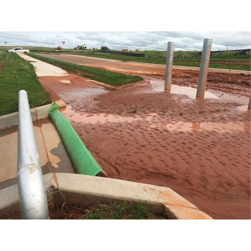 Ultra-Silt Dike — vert, 7' lo x 5' la Cintas