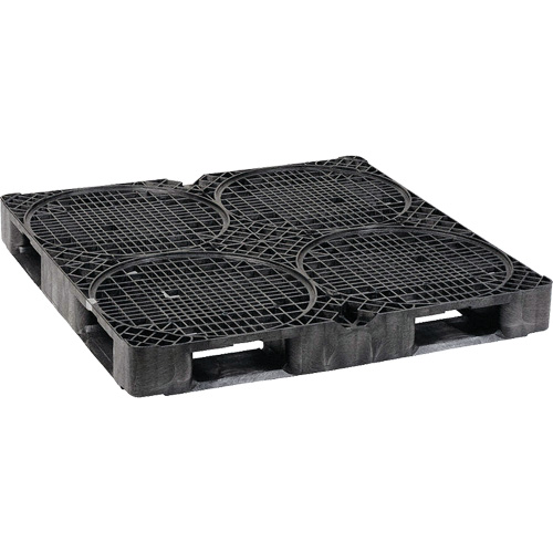4-Drum Ultra-Spill King&reg; Drum Pallet (Only), 85 US gal. Spill Capacity, 48.8" x 48.8" x 5.5" Cintas