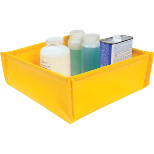 Flexible Ultra-Utility Tray&reg;, 12" L x 12" W x 4.8" H, 1.5 US Gal. Spill Capacity Cintas
