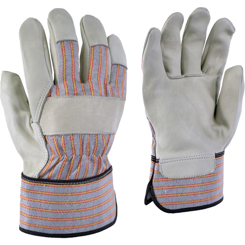 24-61 Striped Work Gloves, X-Small, Grain Cowhide Palm Cintas