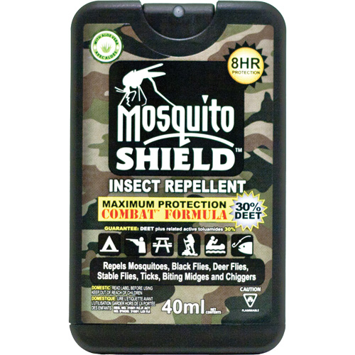 Pocket-Sized Mosquito Shield Insect Repellent, 30% DEET, Spray, 40 ml Cintas