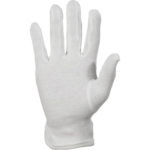 Gants d'inspection classiques Parade, Coton/Nylon, Poignet Non ourl&eacute;, 9/Grand Cintas