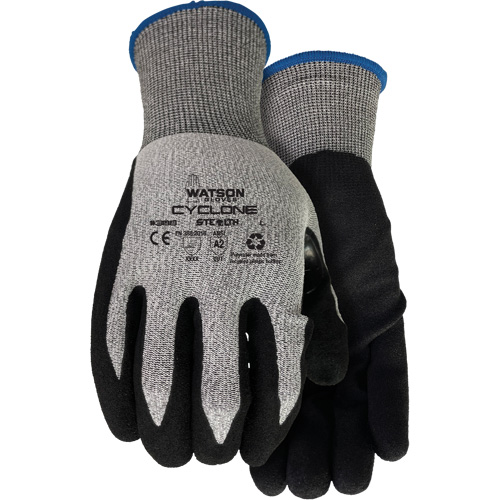 Gants r&eacute;sistant &agrave; la coupe 388 Stealth Cyclone, Taille T-petit, Calibre 18, Rev&ecirc;tement Nitrile, Enveloppe en PEHP/Polyester, ASTM ANSI niveau A2/EN 388 niveau 3 Cintas