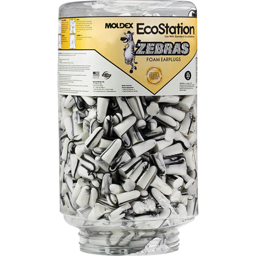 Zebras Disposable Earplugs Refill for EcoStation&reg;  Earplug Dispenser, Bulk - Canister Cintas