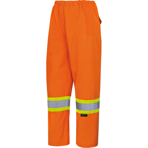 5576 450D Waterproof Safety Pants, Polyester/Polyurethane, Small, High Visibility Orange Cintas