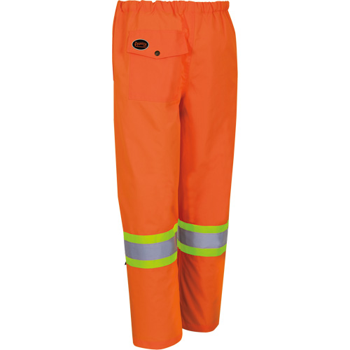5576 450D Waterproof Safety Pants, Polyester/Polyurethane, Small, High Visibility Orange Cintas