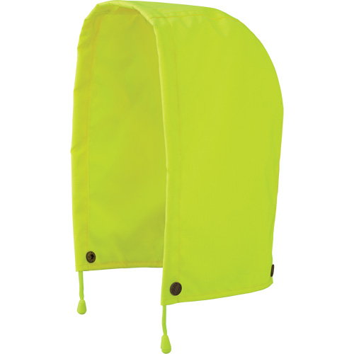5401H Capuchon pour manteau de s&eacute;curit&eacute; imperm&eacute;able haute visibilit&eacute; ind&eacute;chirable en 300D trilob&eacute;, Jaune lime haute visibilit&eacute;, Polyester Cintas
