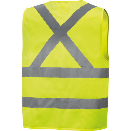 6886 Veste de s&eacute;curit&eacute; haute visibilit&eacute; en tricot chaîne, Jaune lime haute visibilit&eacute;, Petit, Polyester Cintas