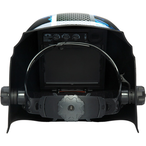 Leadhead&reg; Auto Darkening Welding Helmet, 3.8" L x 3.4" W View Area, 9 - 13 Shade Range Cintas