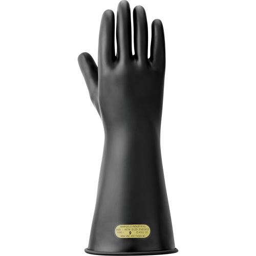 Electrical Insulating Gloves, ASTM Class 00, Size 8.5, 14" L Cintas