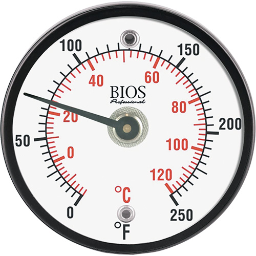 Magnetic Surface Thermometer, Non-Contact, Analogue, 0-250°F (-20-120°C) Cintas
