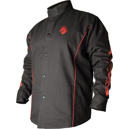 Veste de soudage BSX ignifuge profil&eacute;, Coton, T-Grand, Noir Cintas
