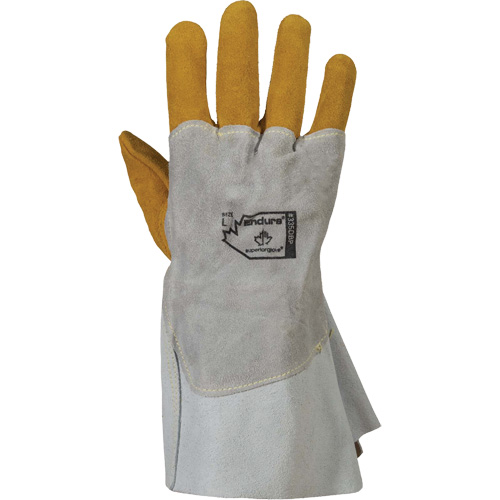 Endura&reg; 335DBP Welding Gloves, Split Cowhide/Split Elkhide, Size Small Cintas