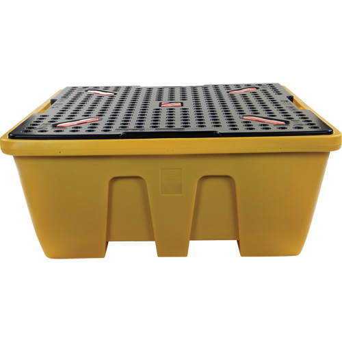 IBC Spill Pallet, 333 US gal. Spill Capacity, 66" x 66" x 27.5" Cintas