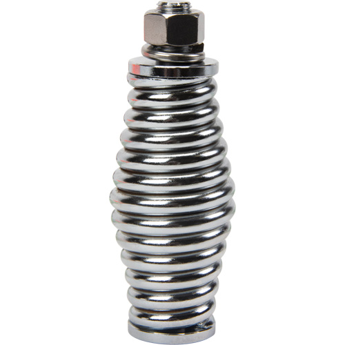 Heavy-Duty Safety Whip, Threaded Mount, 8' High, Orange with Reflective X Cintas