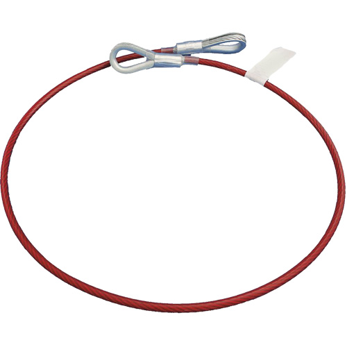 AS-21000-6 Ancrage pour c&acirc;ble 6' PeakWorks &agrave; configuration en illet de l'embout, Chaîne Cintas