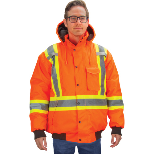 Parka d'hiver imperm&eacute;able 7-en-1, Orange haute visibilit&eacute;, Moyen Cintas
