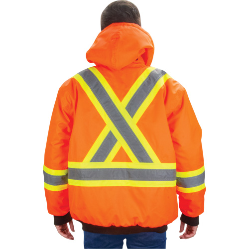 Parka d'hiver imperm&eacute;able 7-en-1, Orange haute visibilit&eacute;, Moyen Cintas