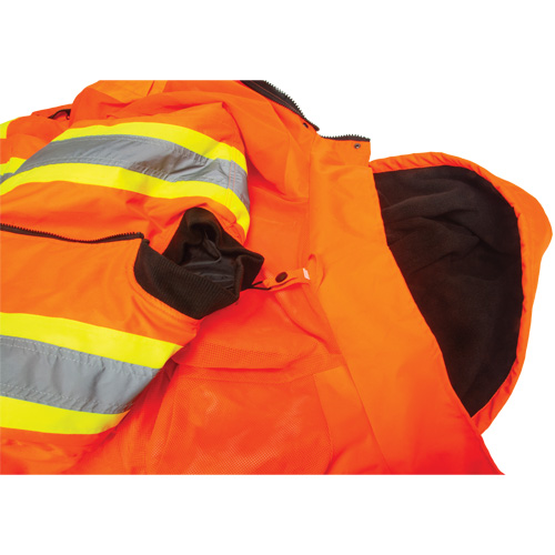 Parka d'hiver imperm&eacute;able 7-en-1, Orange haute visibilit&eacute;, Moyen Cintas