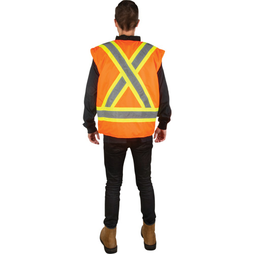 Parka d'hiver imperm&eacute;able 7-en-1, Orange haute visibilit&eacute;, Moyen Cintas