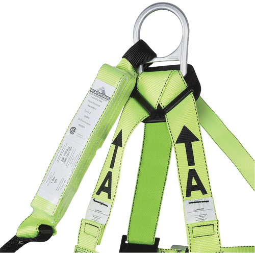 FBH-10000A5440-6 Harnais & longe classe A de 6' avec capacit&eacute; de 220 lb, Combinaison harnais/longe Cintas
