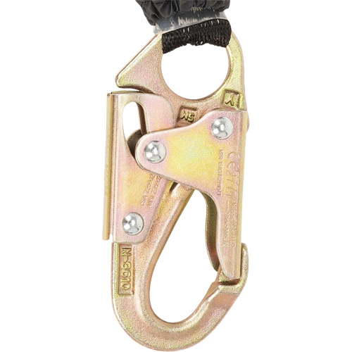 SRL-70502-6LE Cordage de s&eacute;curit&eacute; autor&eacute;tractable avec paquet, 6', Dyneema, Pivotant Cintas