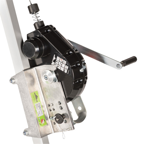 SRL-73303-60 Cable Self-Retracting Lifeline with Recovery, 60', Galvanized Steel, Swivel Cintas