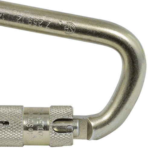 CP-03015-1 Mousqueton zingu&eacute; avec ouverte de portique de 1", Acier Cintas