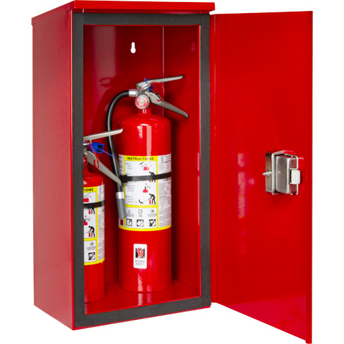 Armoires ext&eacute;rieures robustes pour extincteurs, 14" la x 28" h x 10" p Cintas