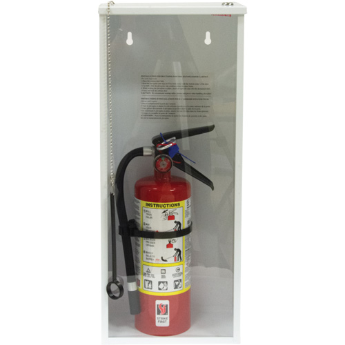 Light-Duty Fire Extinguisher Cabinet, 10" W x 24" H x 6" D Cintas
