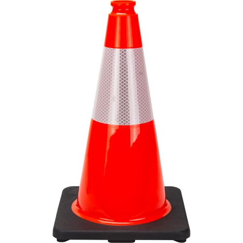 Premium Traffic Cone, 18", Orange, 6" Reflective Collar(s) Cintas