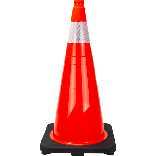 Premium Traffic Cone, 28", Orange, 4" Reflective Collar(s) Cintas