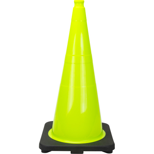 Premium Traffic Cone, 28", Lime Green Cintas