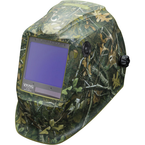 Masque de soudage VIKING 3350 White Tail Camo, 3,74" lo x 3,34" la Champ de vision, Teinte 5 - 13 Cintas