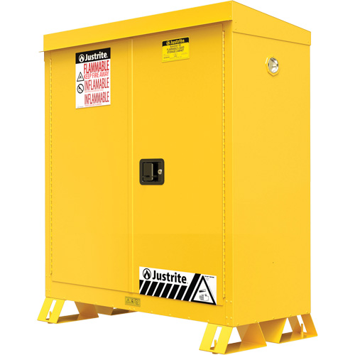Outdoor Flammable Storage Cabinet, 30 gal., 2 Door, 43" W x 44" H x 18" D Cintas