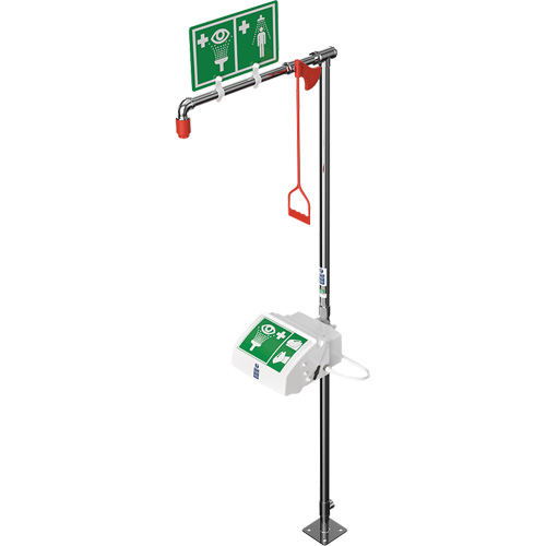 Combination Shower with Closed ABS Bowl & Bottom Inlet, Pedestal Cintas