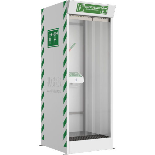 Emergency Cubicle Shower & Covered Eye & Face Wash Cintas