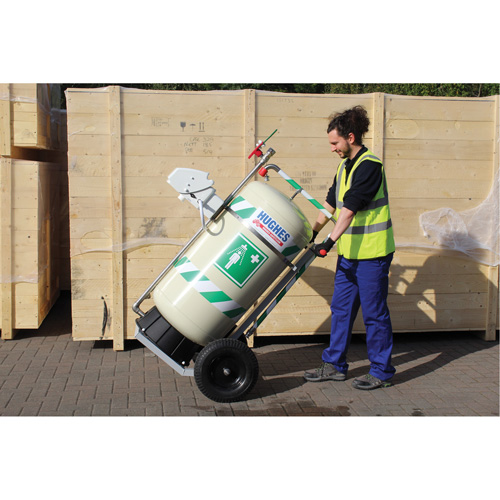 Mobile Self-Contained Emergency Safety Shower with Eye & Face Wash, 30 gal. Capacity, Meets None Cintas