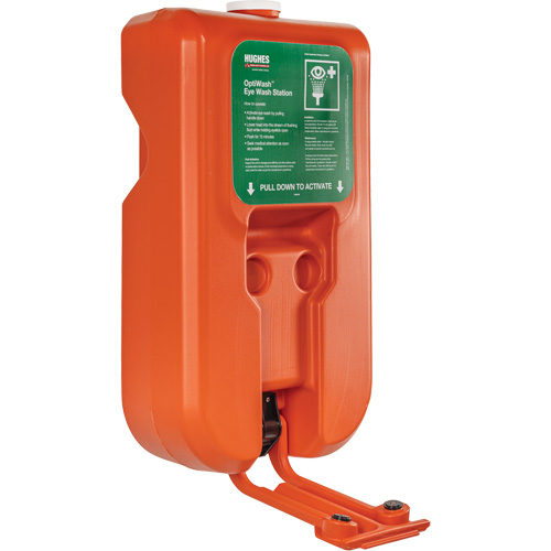 Poste de douche oculaire portable autonome, Aliment&eacute; par gravit&eacute;, Capacit&eacute; 10 gal., Conformit&eacute; ANSI Z358.1 Cintas