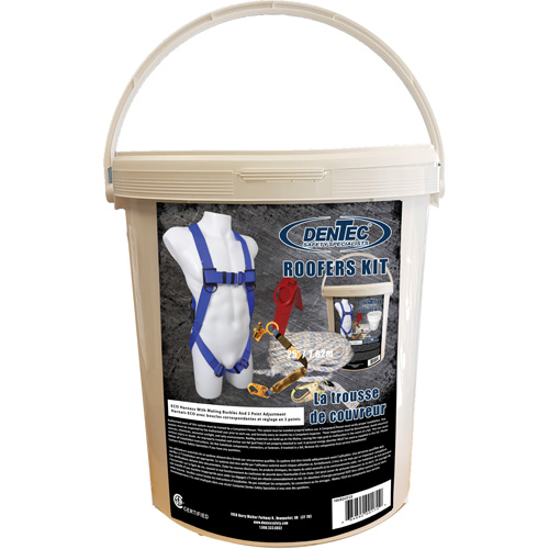 ECO Roofer's Kit with 50' Rope, CSA Certified, Class A, Large/Medium/X-Large, 310 lbs. Cap. Cintas