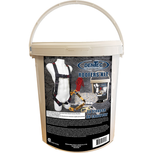 Koala Behr Roofer's Kit with 25' Rope, CSA Certified, Class A, Large/Medium/X-Large, 310 lbs. Cap. Cintas