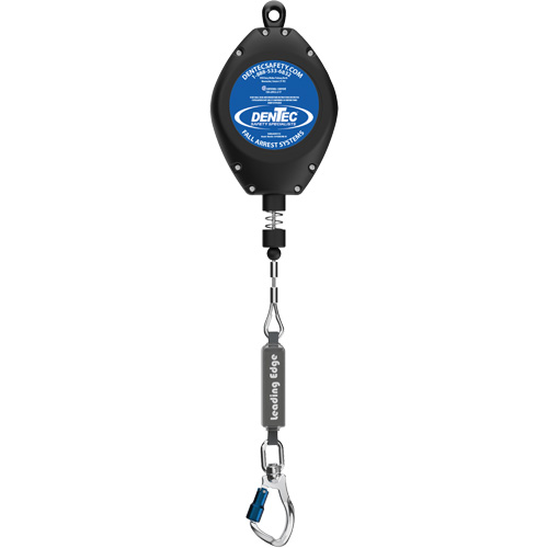Cordage de s&eacute;curit&eacute; autor&eacute;tractable, 50', Acier galvanis&eacute;, Pivotant Cintas