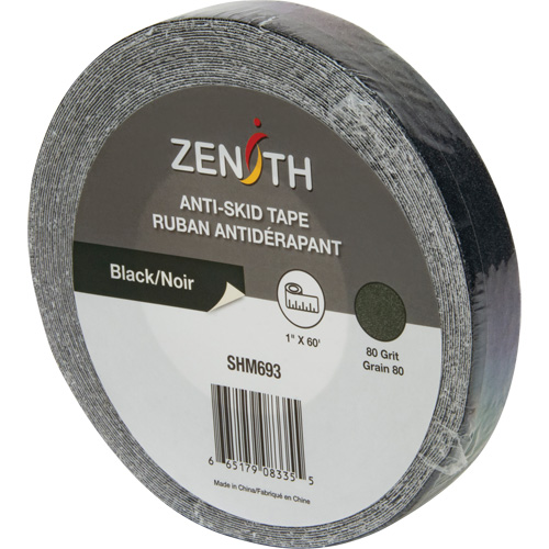Anti-Skid Tape, 1" x 60', Black Cintas