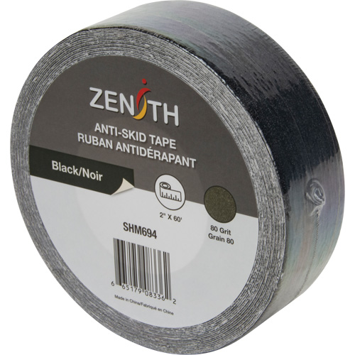 Ruban antid&eacute;rapant, 2" x 60', Noir Cintas