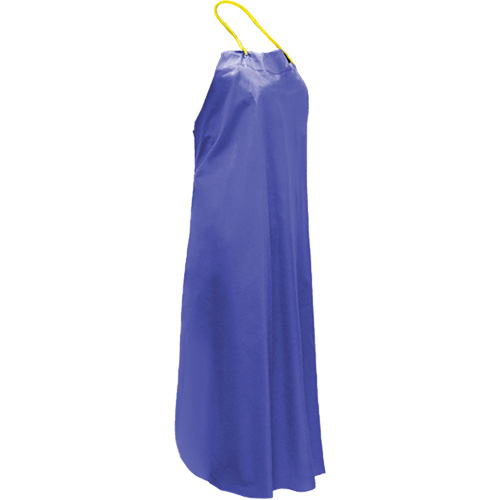 CoverMe Apron, PVC/Vinyl, 45" L x 35" W, Blue Cintas