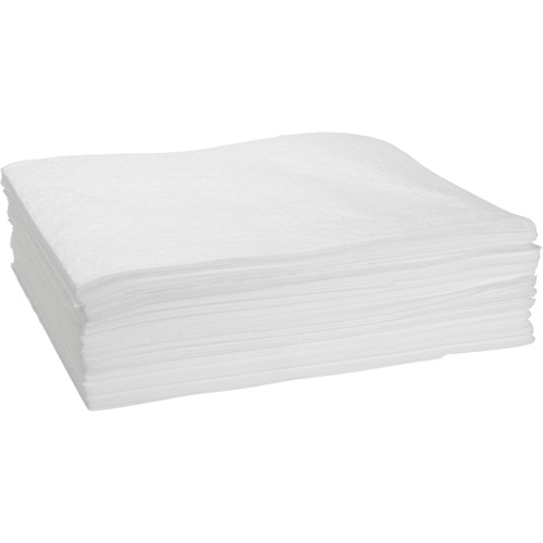 Bonded Sorbent Pad, Oil Only, 15" x 19", 12 gal. Absorbancy Cintas
